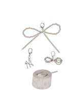 Team Logo Pearl Ribbon Shoelace Set