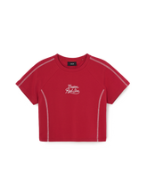 Women's Sportive Track Crop T-Shirts