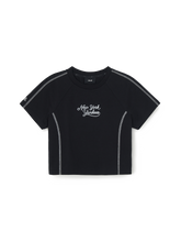 Women's Sportive Track Crop T-Shirt