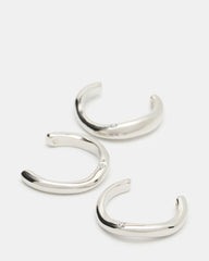 TOE RING SET SILVER