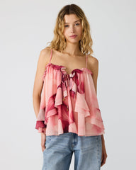 RHIANON TOP CORAL CLOUD
