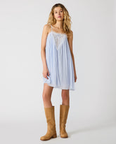 HELLEN DRESS BLUE ICE