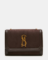 LARISA WOVEN BAG CHOCOLATE
