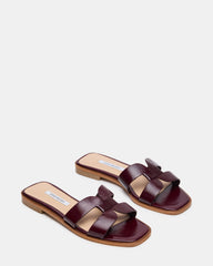 HIRA BURGUNDY LEATHER