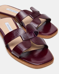 HIRA BURGUNDY LEATHER