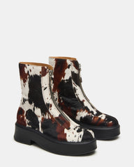 JONES BROWN COW PRINT
