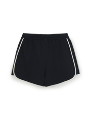 Women's Basic Small Logo Running Dolphin Pants