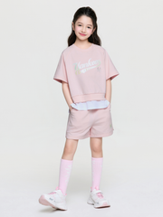 Street Basic Layered T-shirt Set (Girl's)