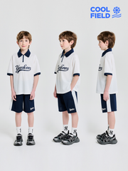 cool Field Varsity Mesh Pique T-shirt Set