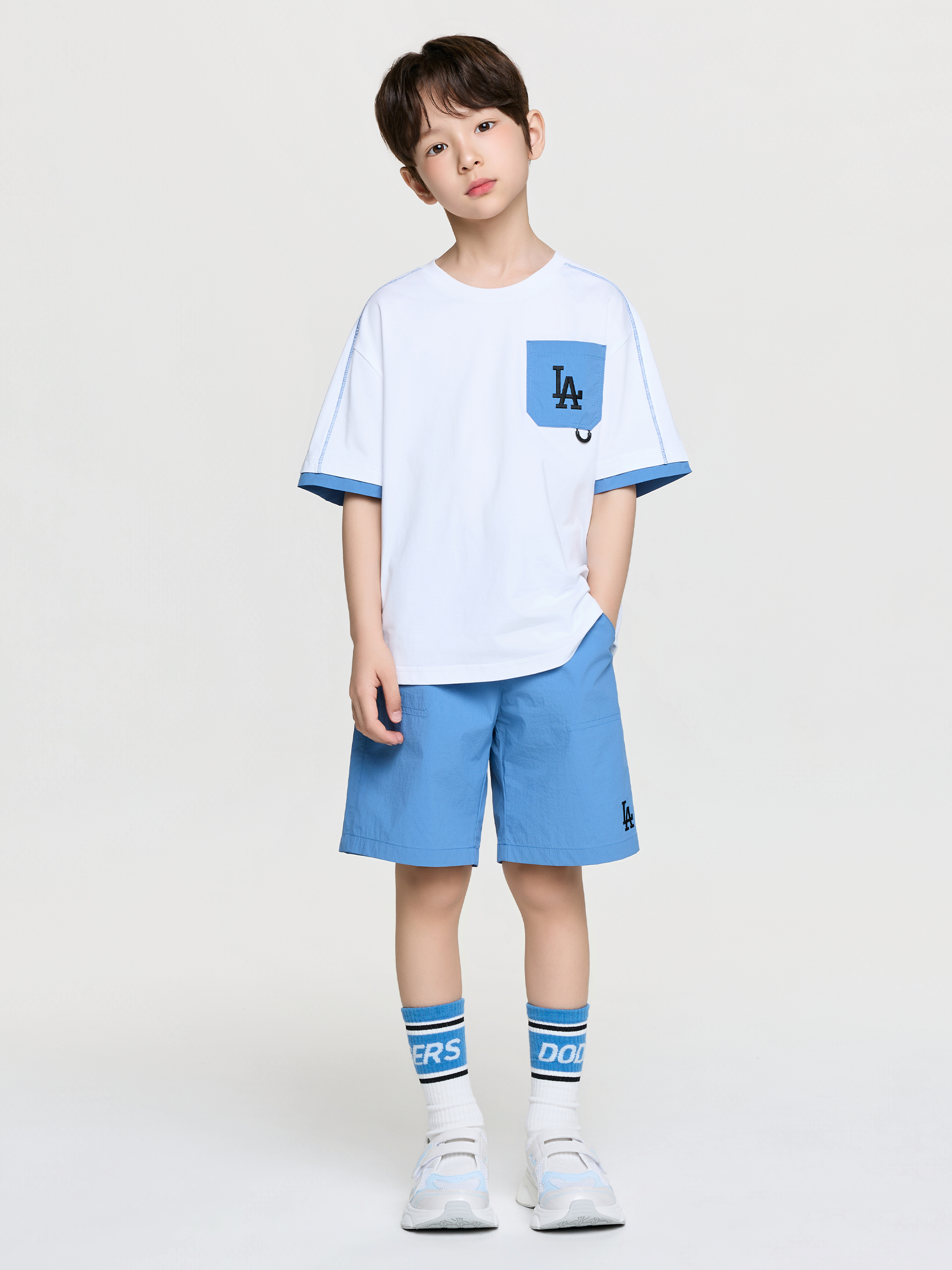 Outdoor Basic Pocket Layered T-shirt Set