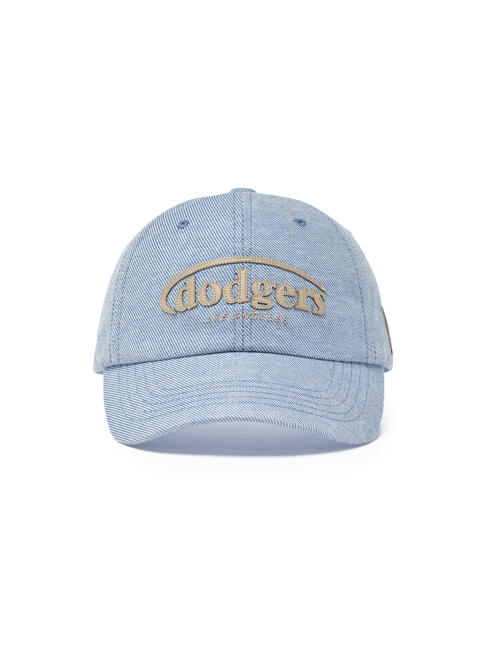 Vintage Denim Curve Logo Unstructured Ballcap