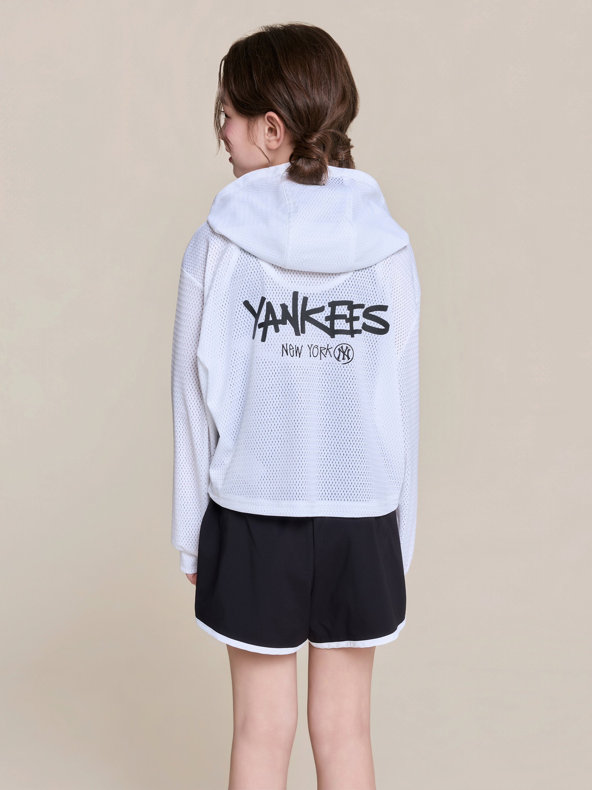 Girl's Street Mesh Hood Zip-Up 3P Set