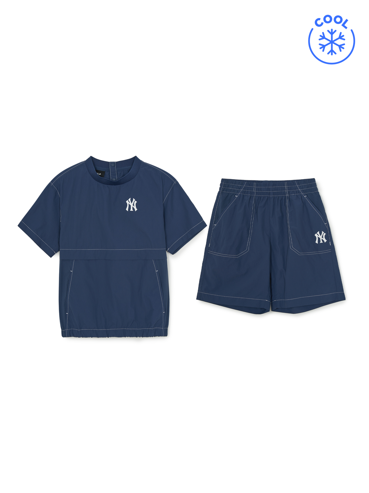 OUTDOOR BASIC WOVEN T-SHIRT SET