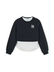 Street Girl's Layered Sweatshirt