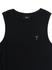 Women's Street Slim Ribbed Sleeveless T-Shirts