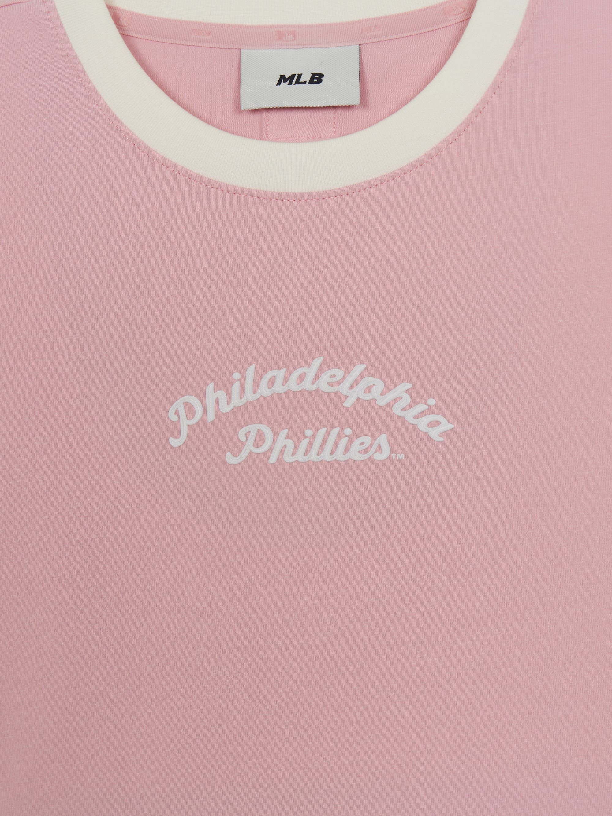Women's Sportive Lettering Slim Crop Ringer T-shirts