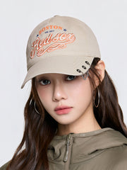 Vintage Cursive Jewelry Unstructured Ballcap