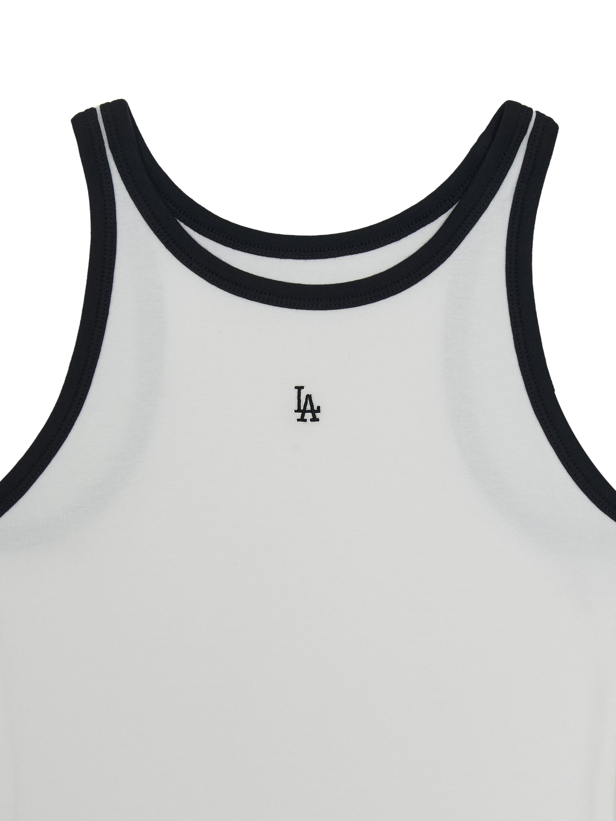 Women's Basic Ringer Ribbed Sleeveless Ops