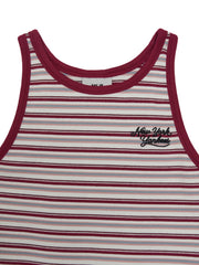 Women's Stripe Sleeveless T-shirt