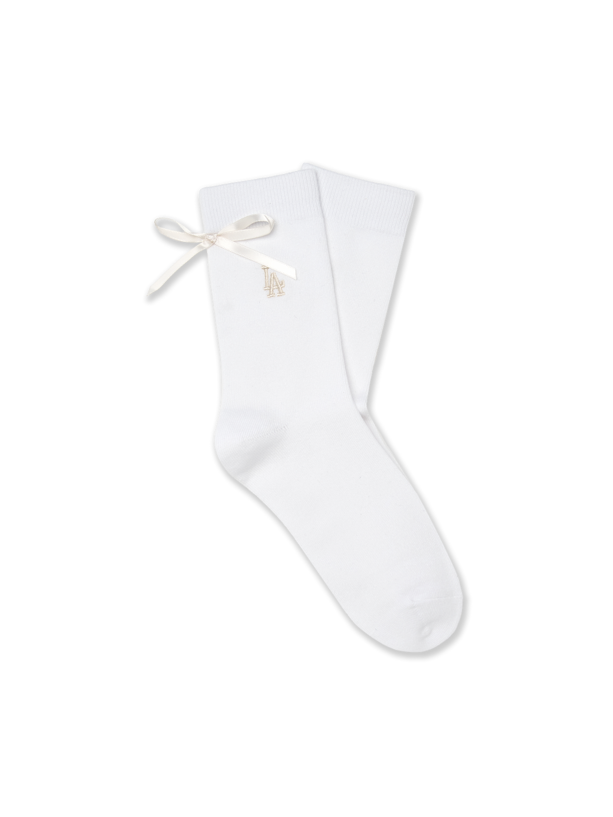 Ribbon Crew Socks