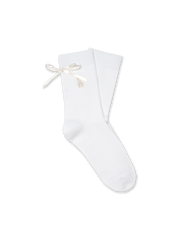 Ribbon Crew Socks