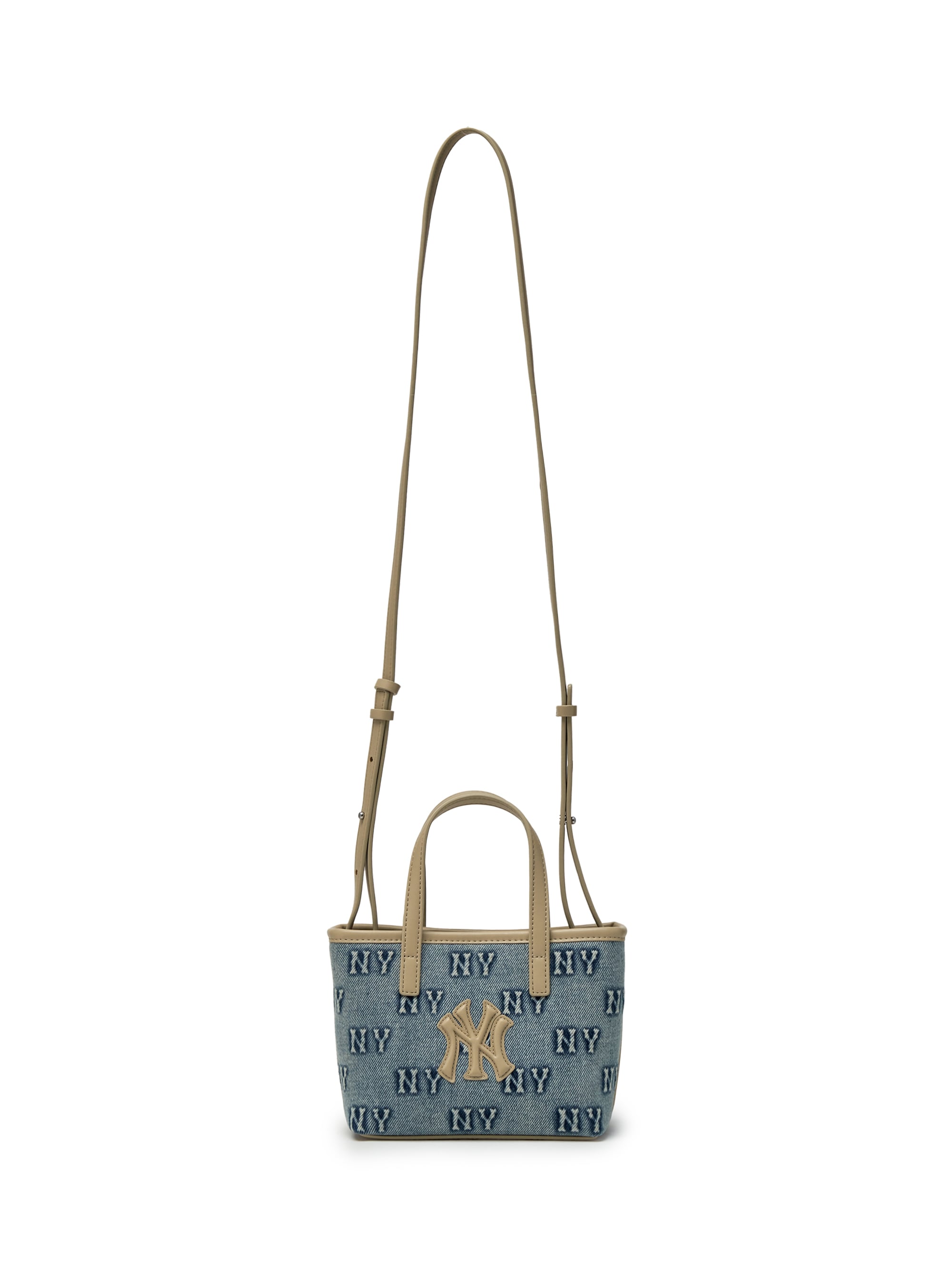Classic Monogram Denim Embo Mini Cross Bag