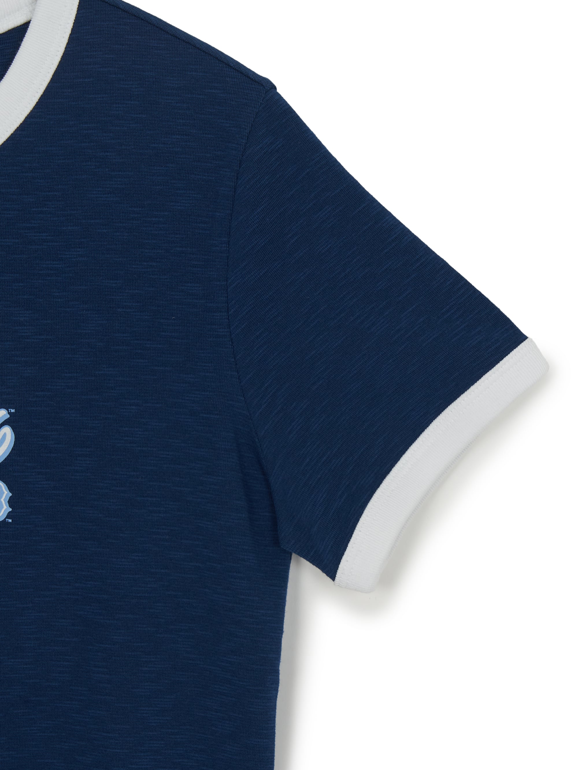 Women's Varsity Lettering Slim Slub Ringer T-Shirts