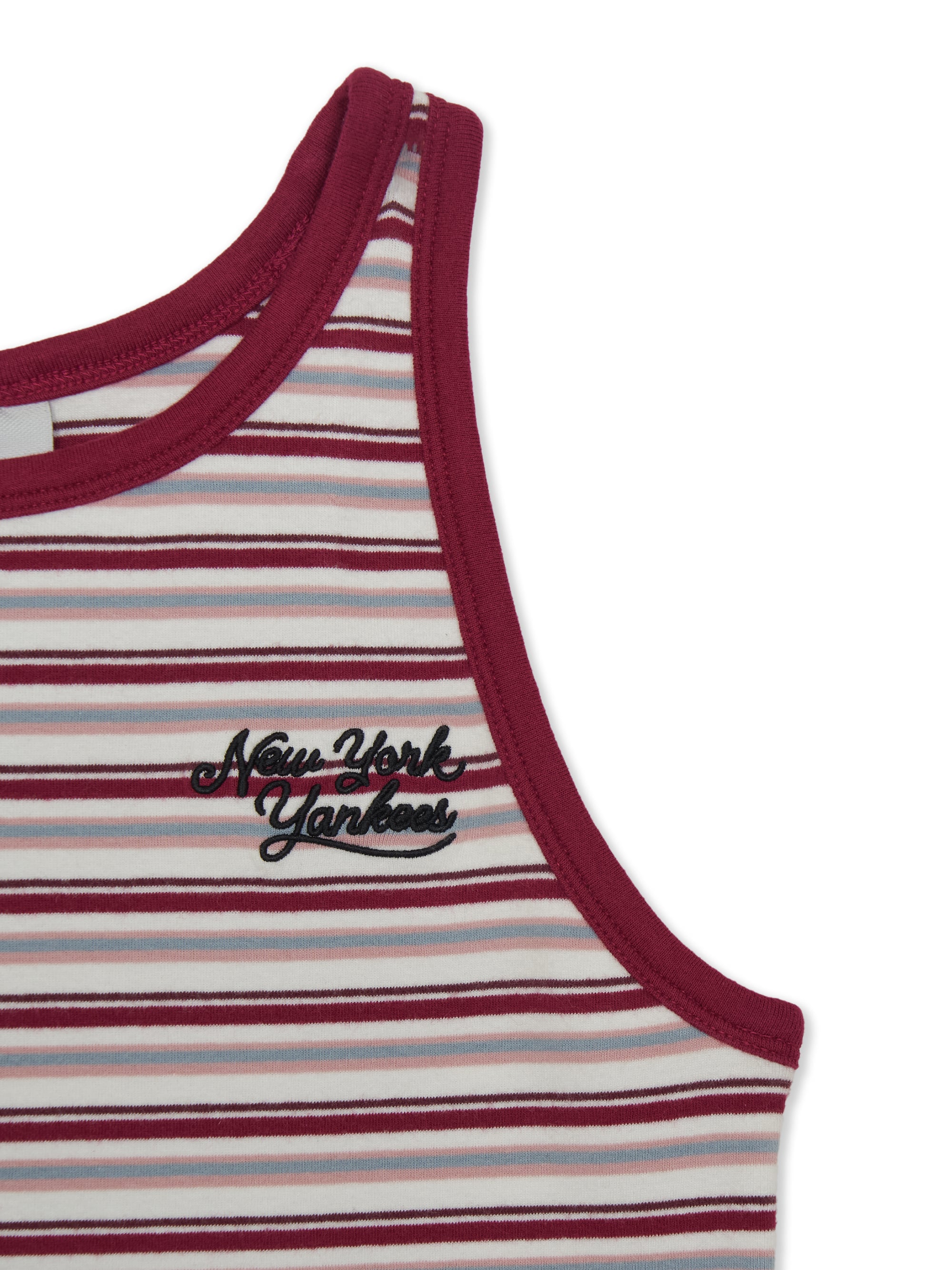 Women's Stripe Sleeveless T-shirt