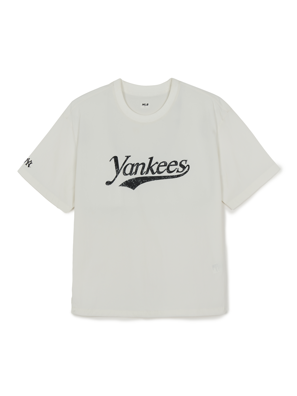 Varsity Cursive Woven Short Sleeve Sweatshirt