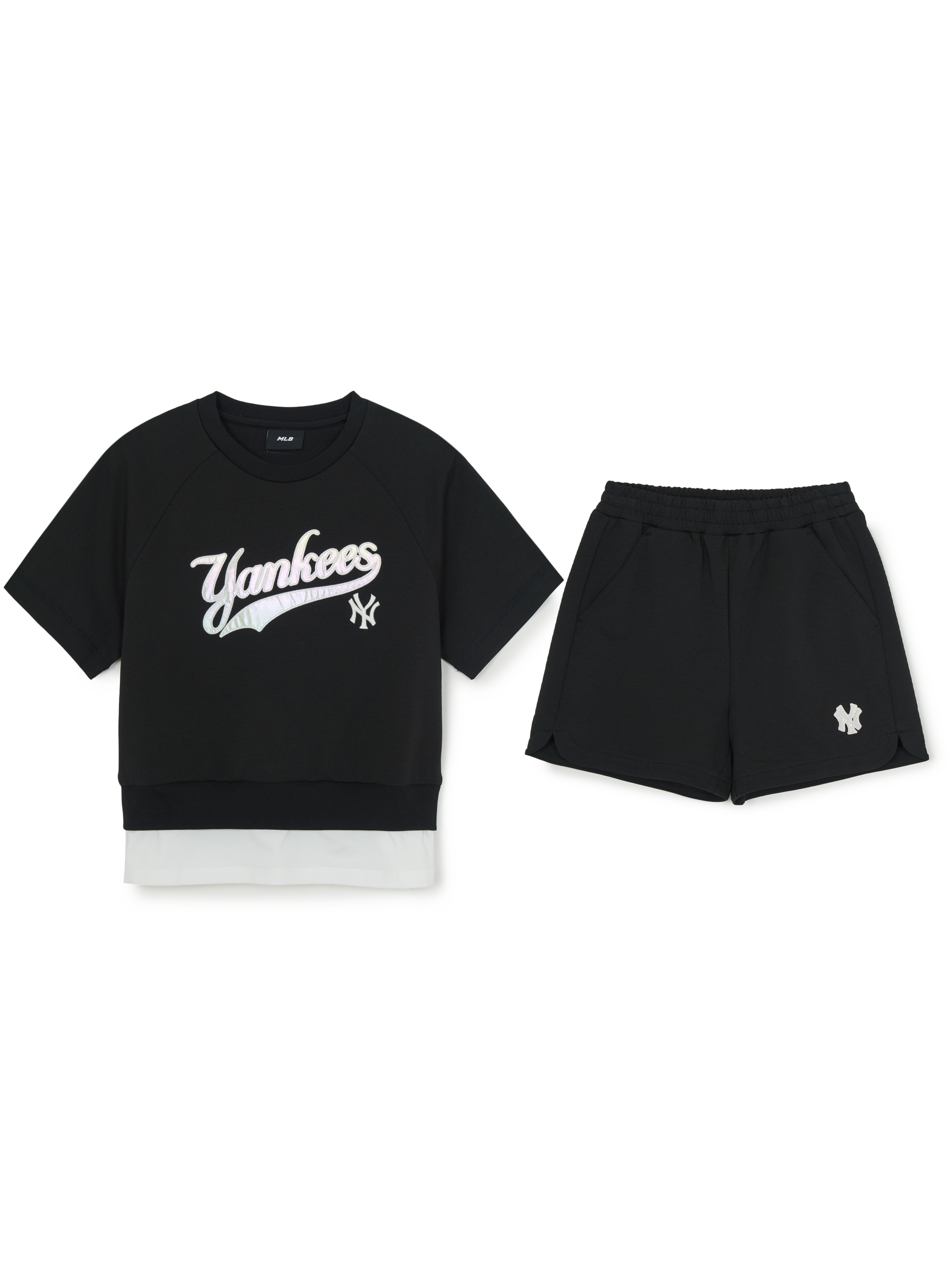 Street Basic Layered T-shirt Set (Girl's)