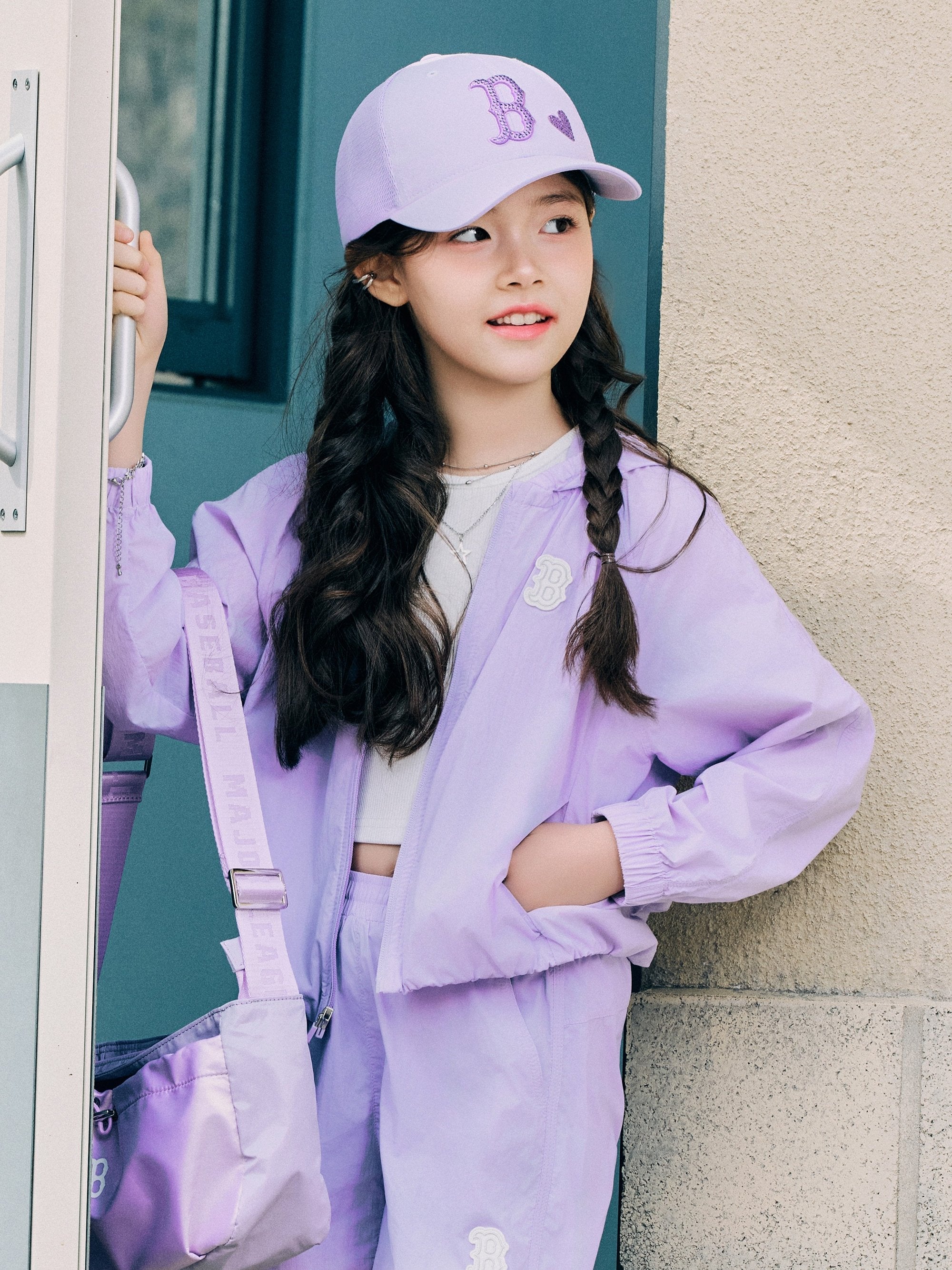 Girl's Sportive Stretch Windbreaker