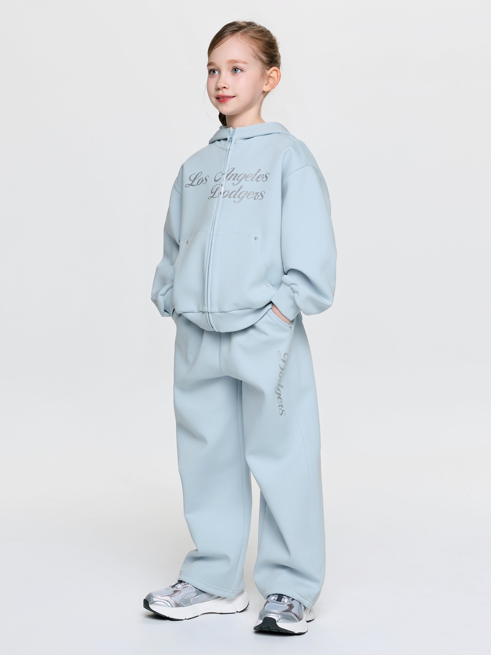Street Girl's Hoodie Zip-Up Set