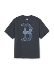 Vintage Denimlike Monogram Big Lux Over Fit T-shirt