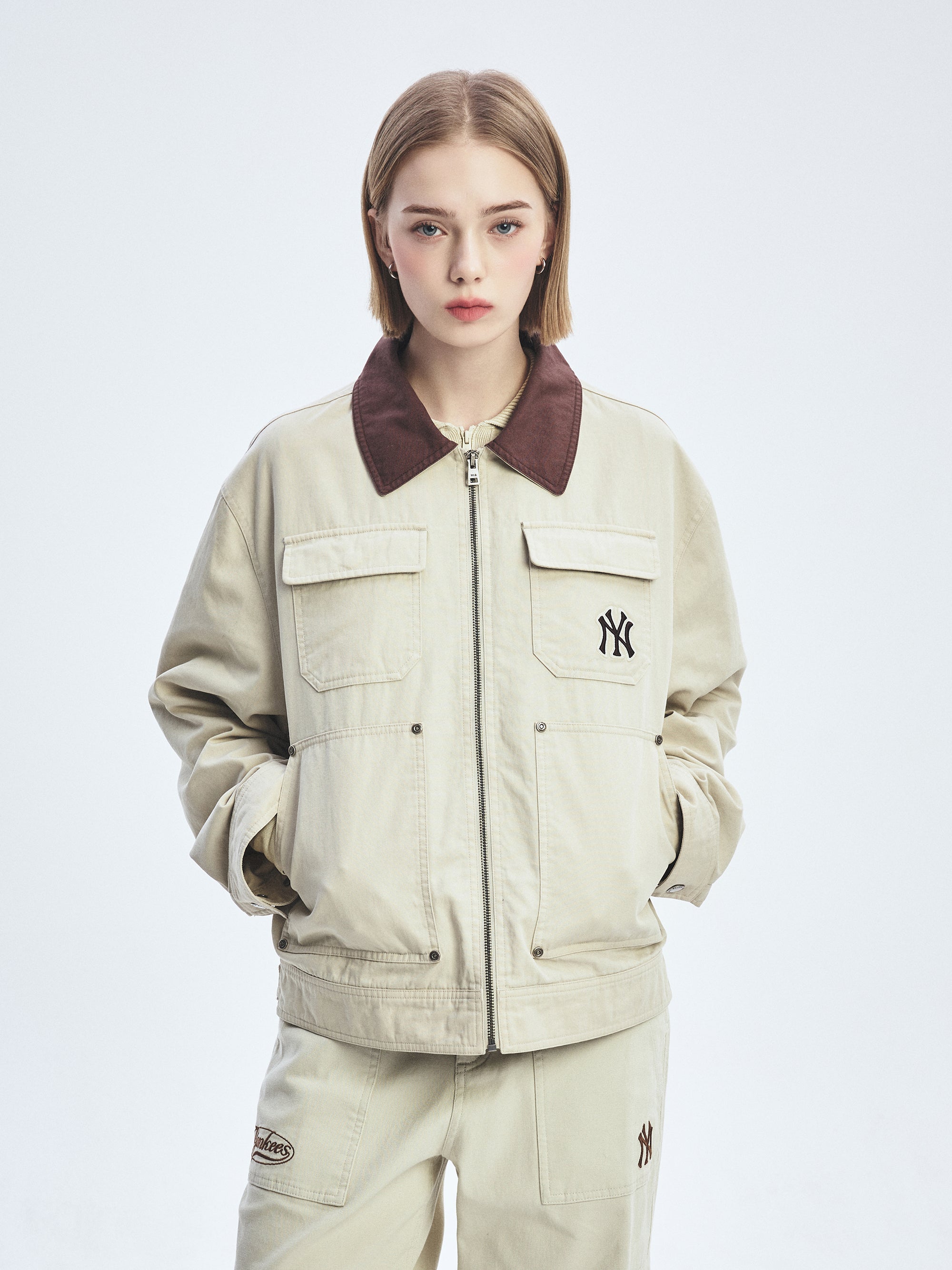 Basic Collar Work Jacket