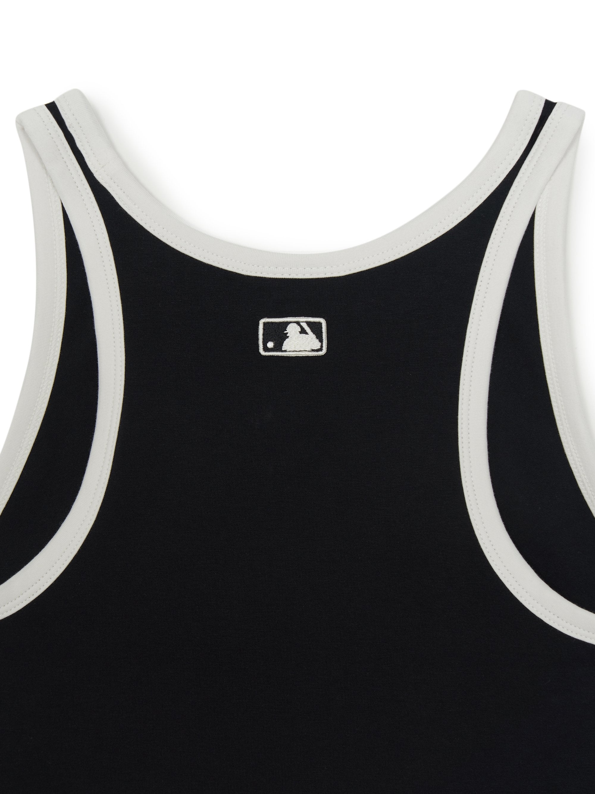 Women's Basic Ringer Crop Sleeveless T-shirt