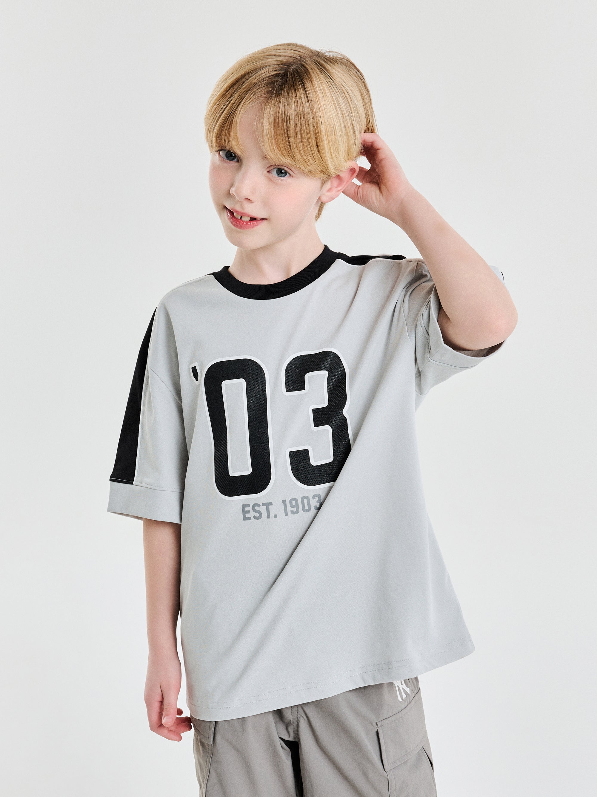 Varsity Blocking Number Logo T-shirt