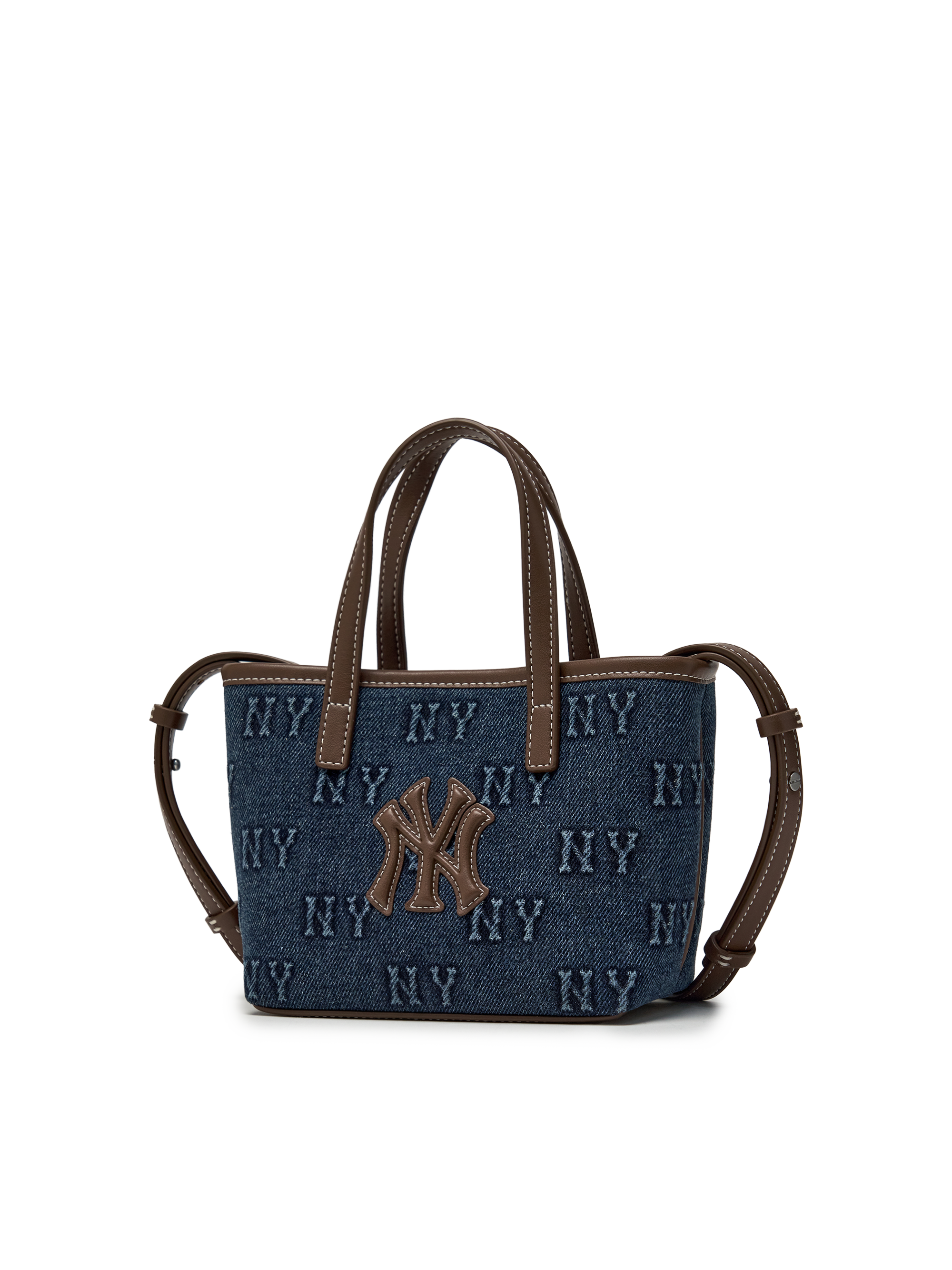 Classic Monogram Denim Embo Mini Cross Bag