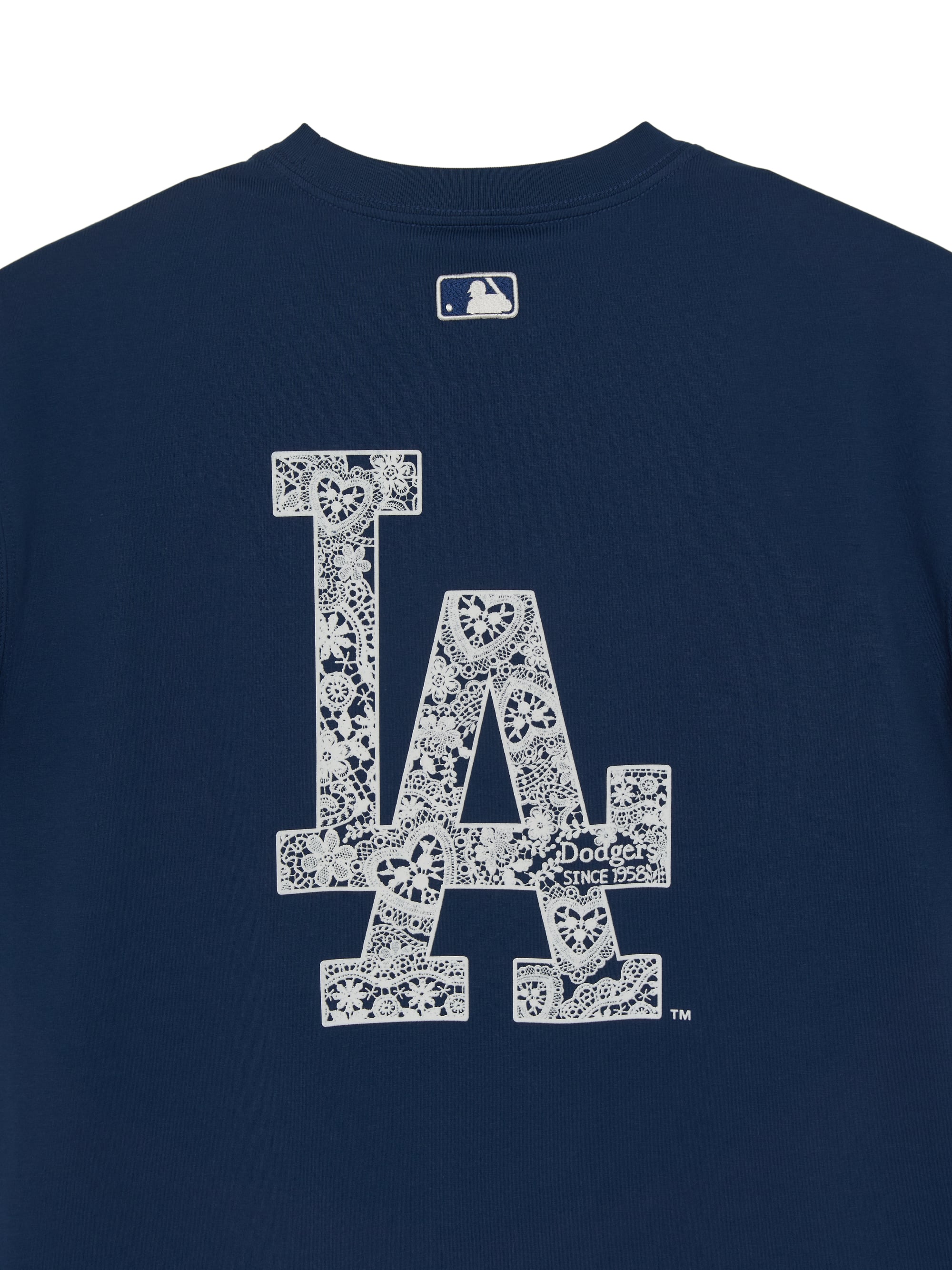 Basic Lace Mega Logo Over Fit T-shirt