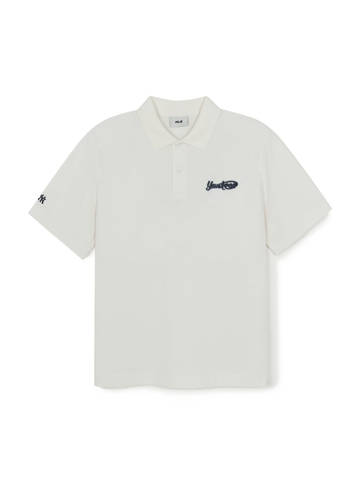 Varsity Small Cursive Over Fit Polo T-Shirts