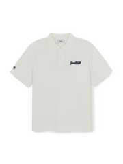 Varsity Small Cursive Over Fit Polo T-Shirts