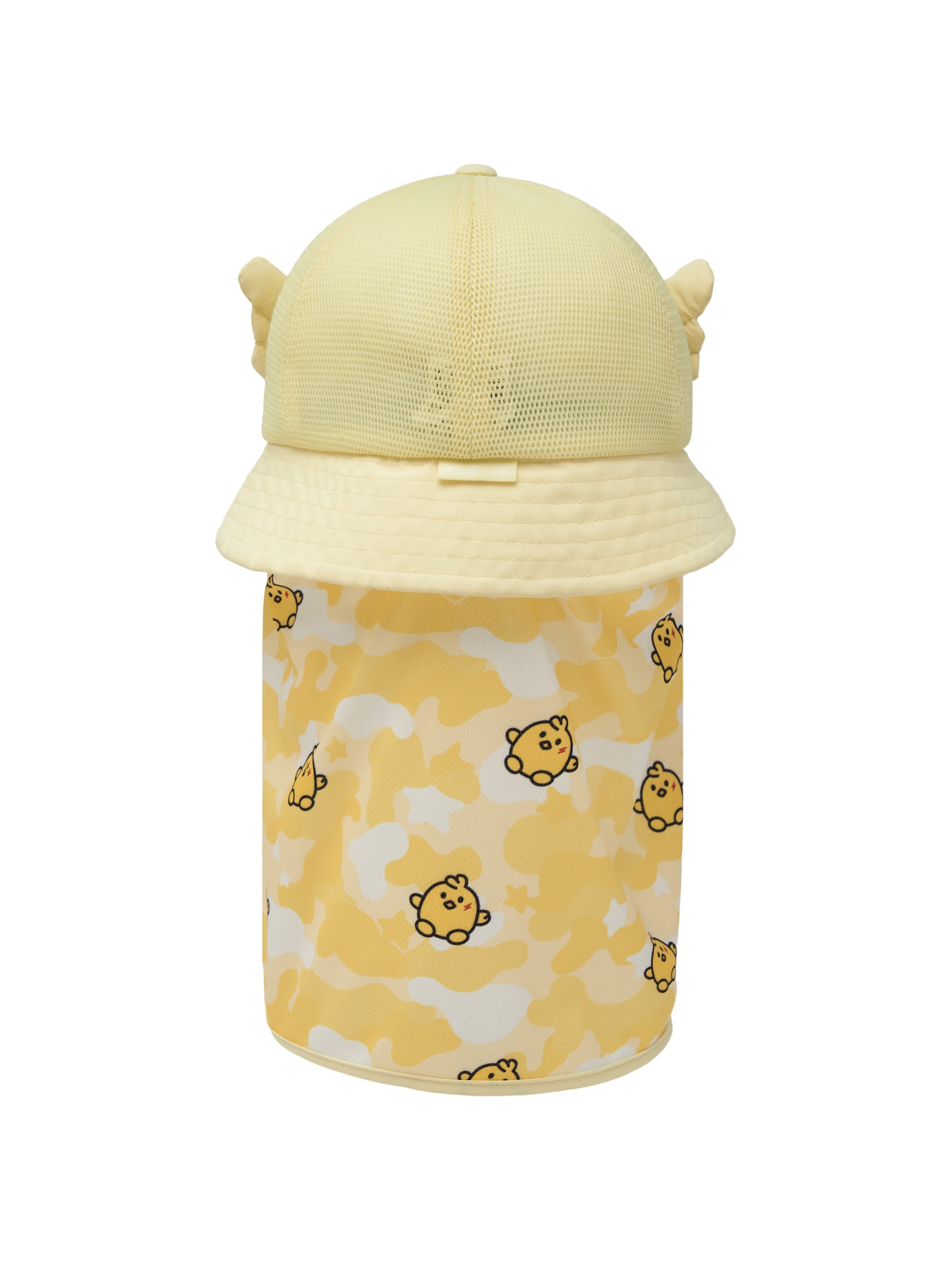 Mega Bear Friends Neck Flap Mesh Dome Hat