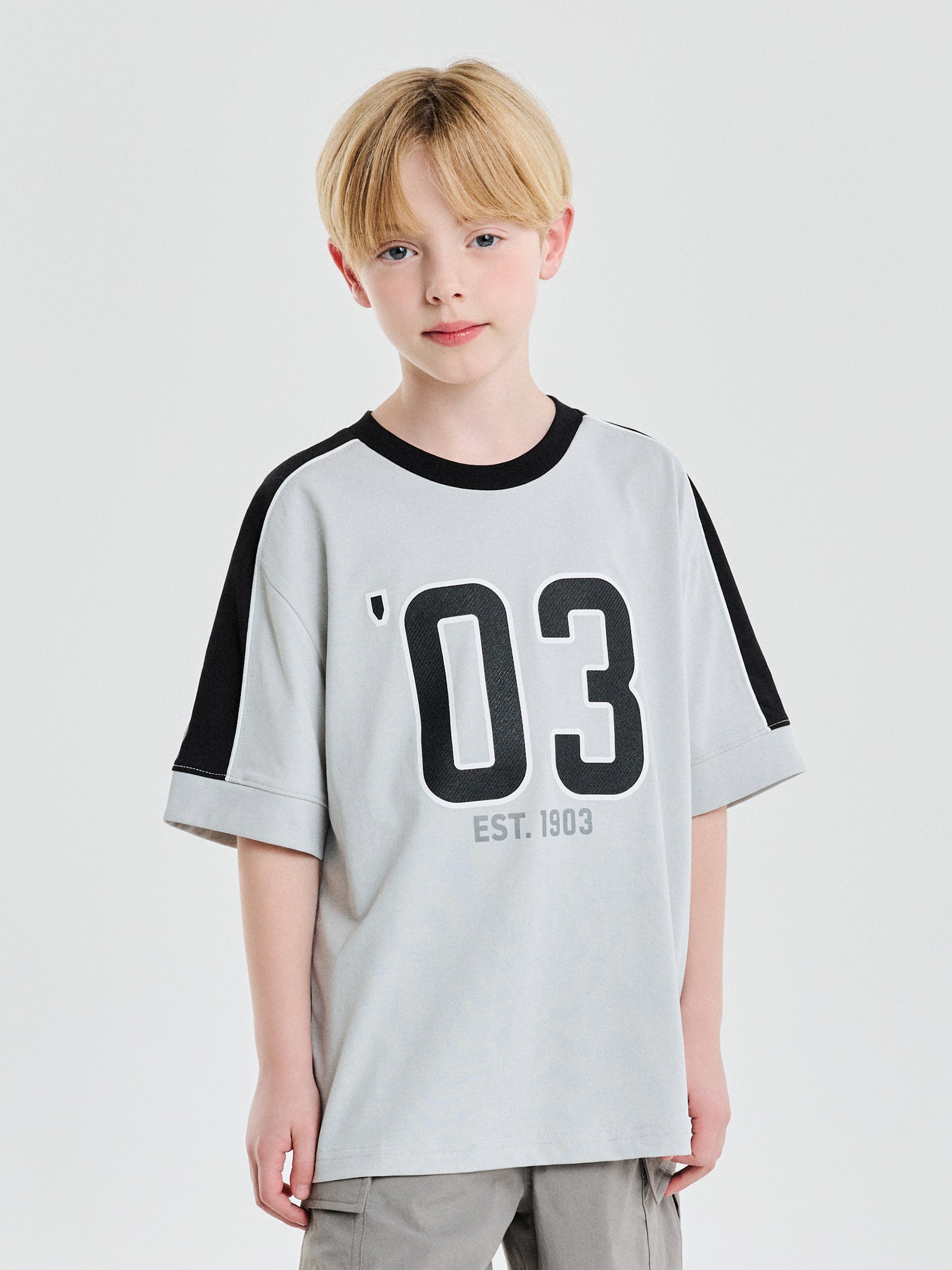 Varsity Blocking Number Logo T-shirt