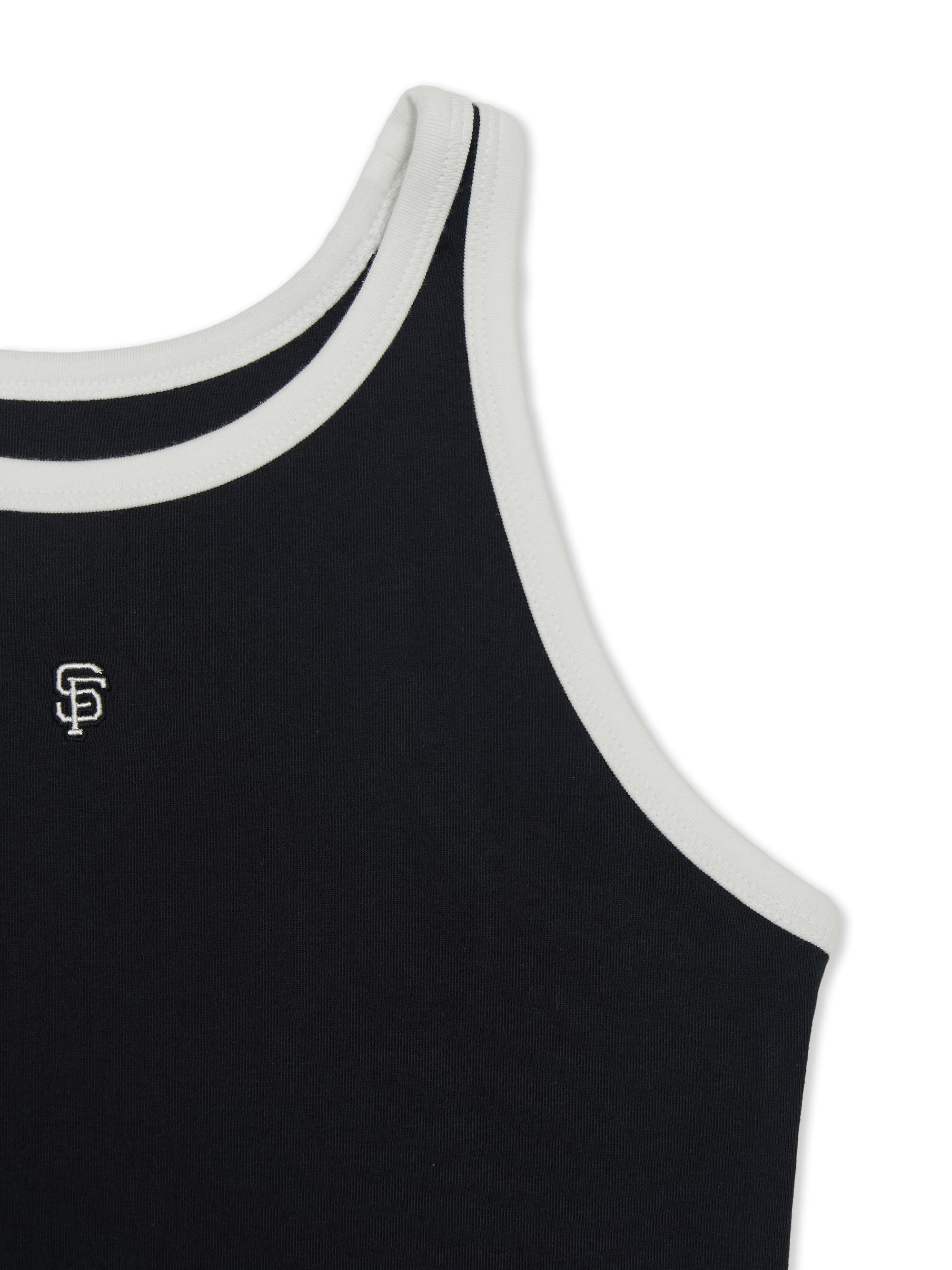Women's Basic Ringer Ribbed Sleeveless Ops