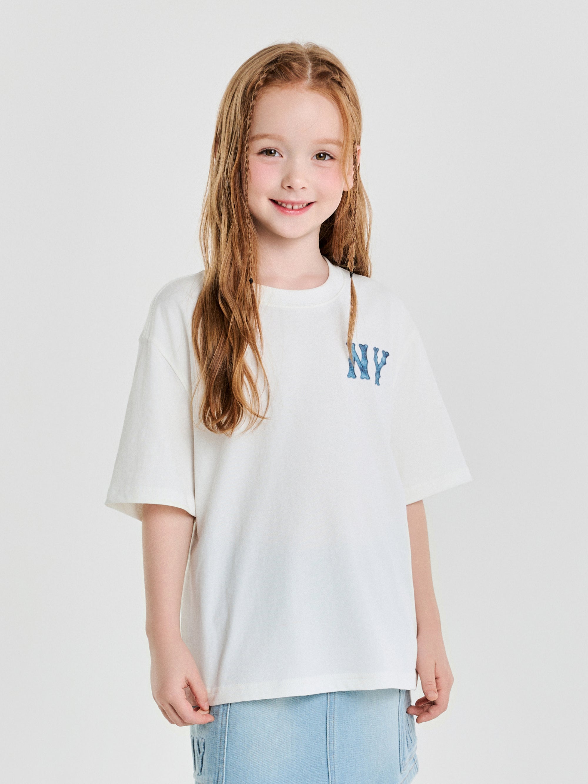 Monogram Denim Coopers Big Logo T-shirt