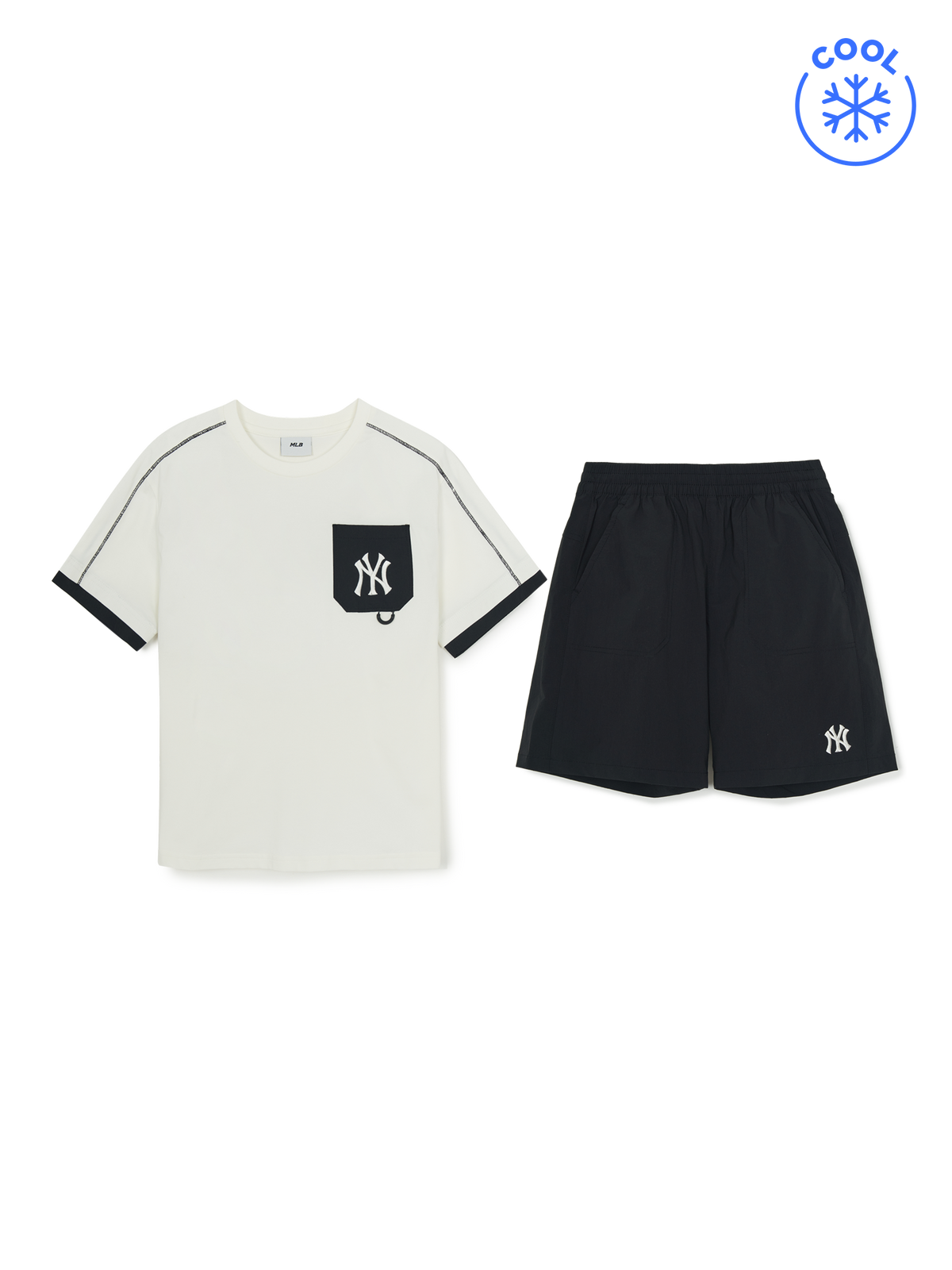 Outdoor Basic Pocket Layered T-shirt Set