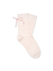 Ribbon Crew Socks