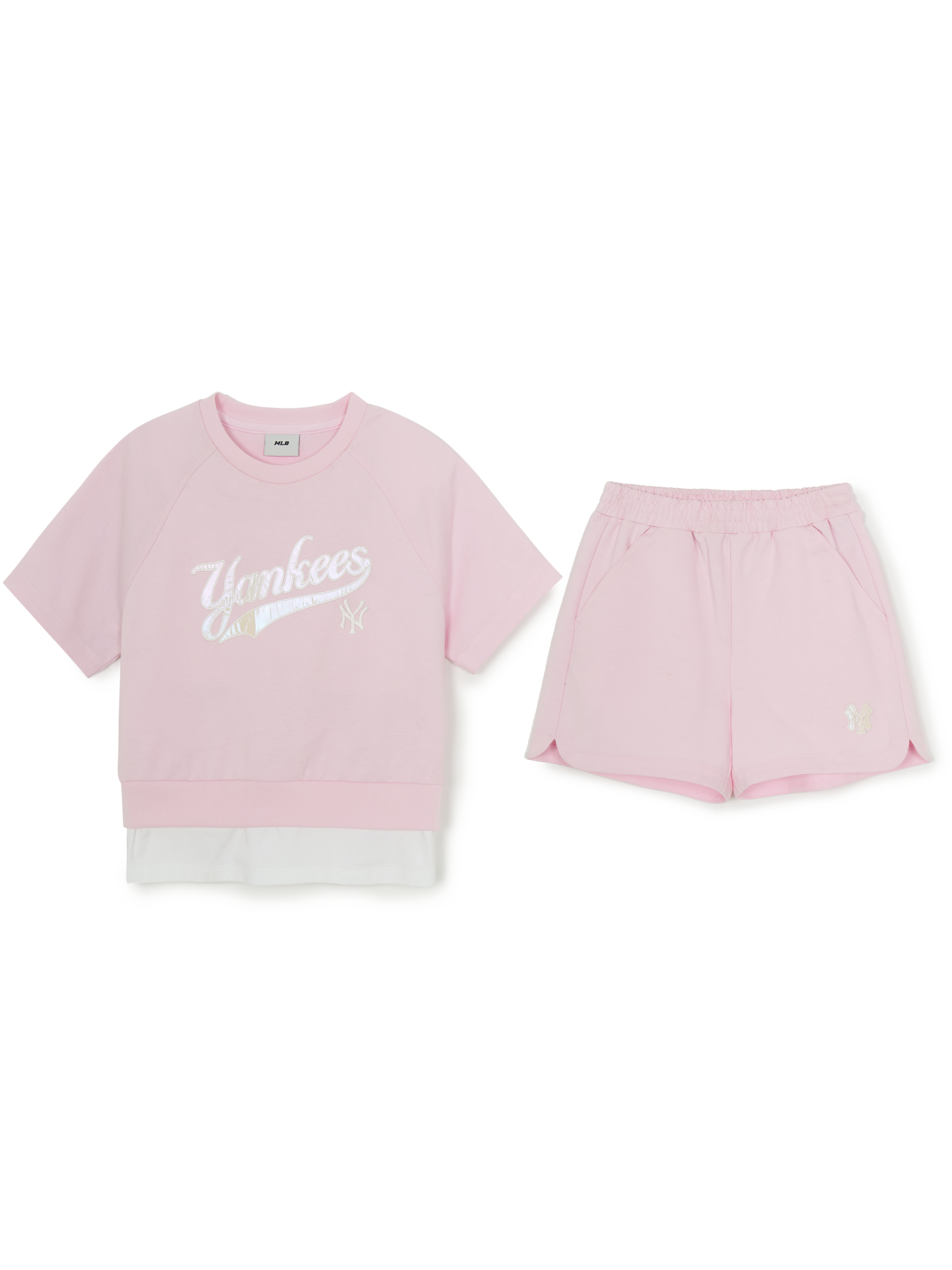 Street Basic Layered T-shirt Set (Girl's)
