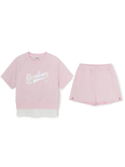 Street Basic Layered T-shirt Set (Girl's)