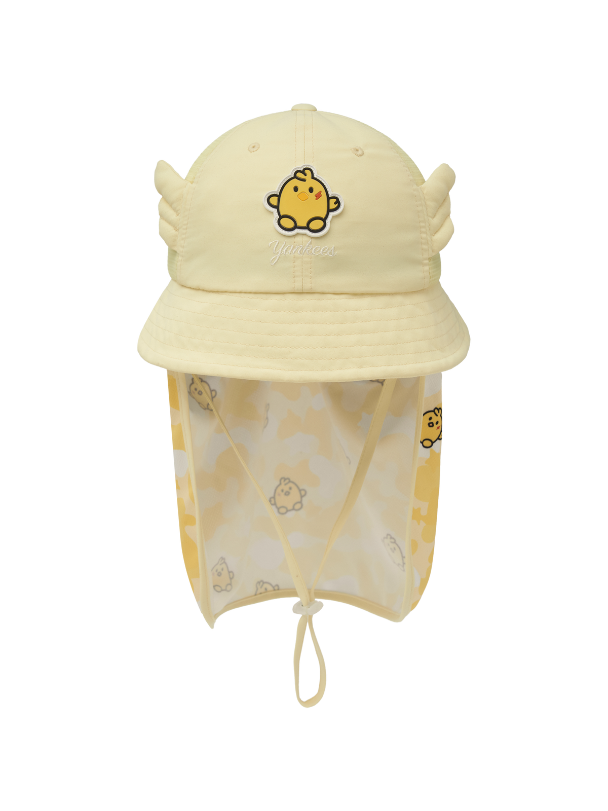 Mega Bear Friends Neck Flap Mesh Dome Hat