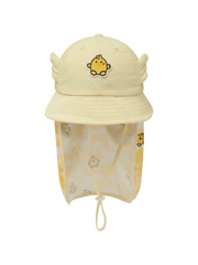 Mega Bear Friends Neck Flap Mesh Dome Hat